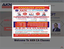 Tablet Screenshot of aknclasses.com